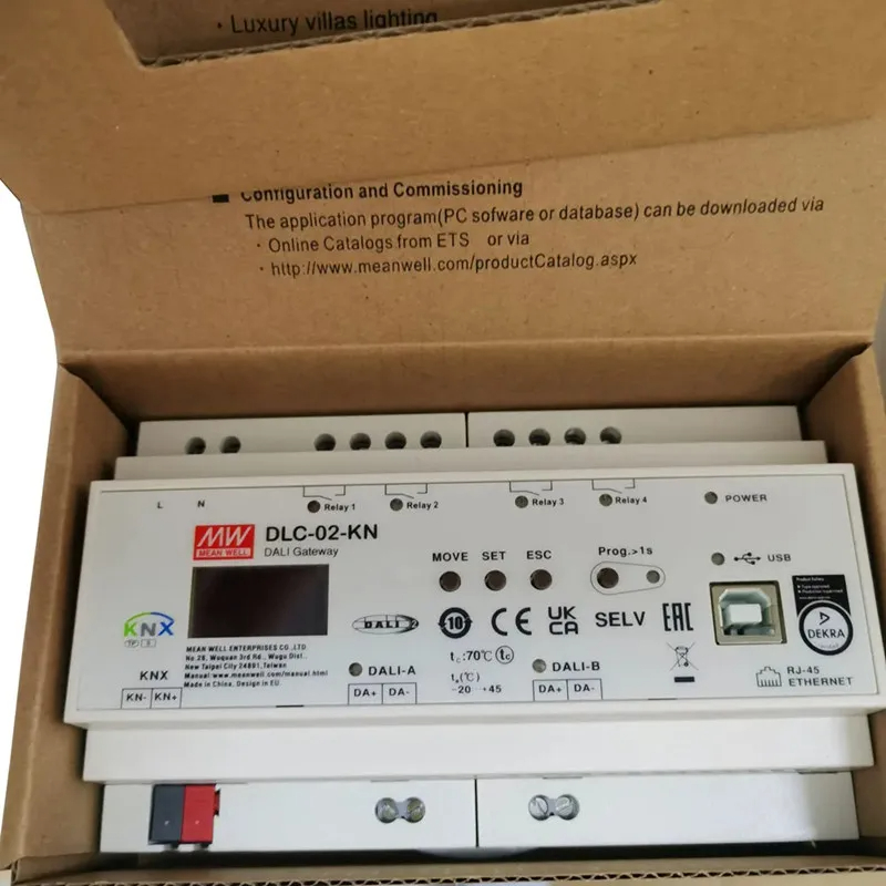 Smart Home Knx System - Mean Well DLC-02-KN KNX to DALI