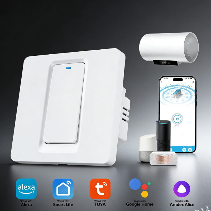 Smart Home Wiz - Smart Water Heater Switch/WiFi&Bluetooth Touch Control