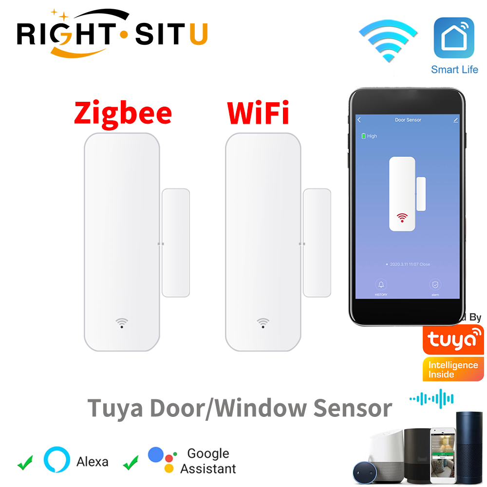 Smart Home For Living - Tuya WiFi Zigbee Door Window Sensor