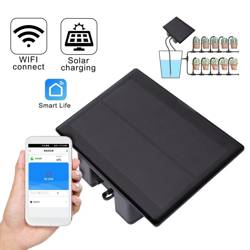 Smart Home Wiz - WIFI Solar Automatic Watering Machine Kit