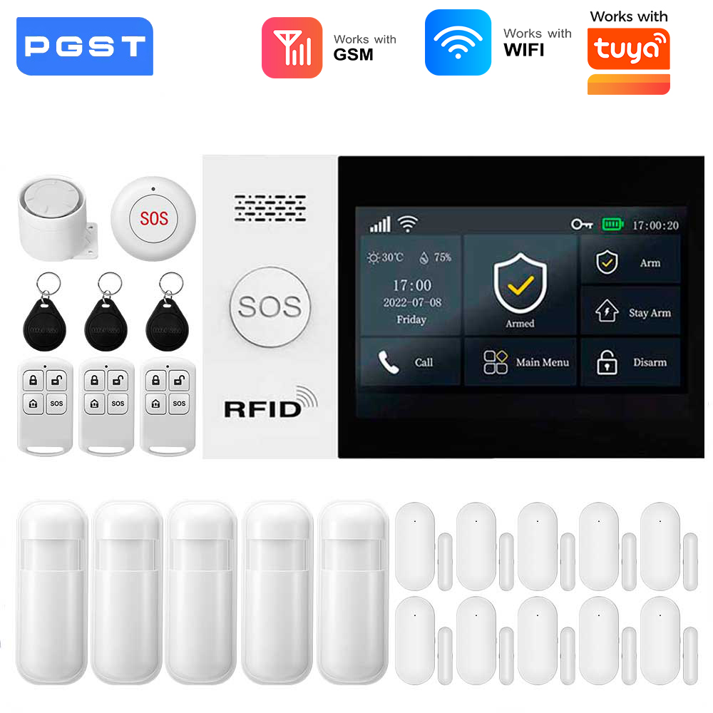 2.4G WIFI Smart GSM Alarm Syst - Smart Home Energy ulasan dan harga