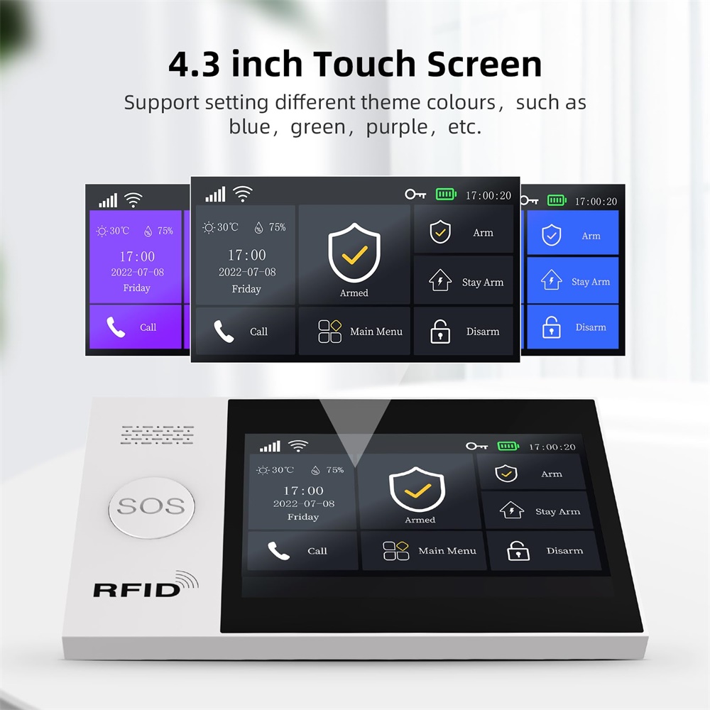2.4G WIFI Smart GSM Alarm Syst - Smart Home Energy ulasan dan harga