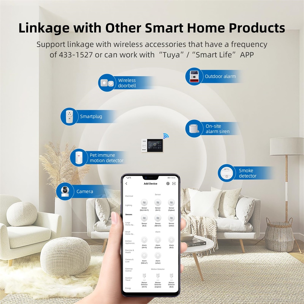 2.4G WIFI Smart GSM Alarm Syst - Smart Home Energy ulasan dan harga