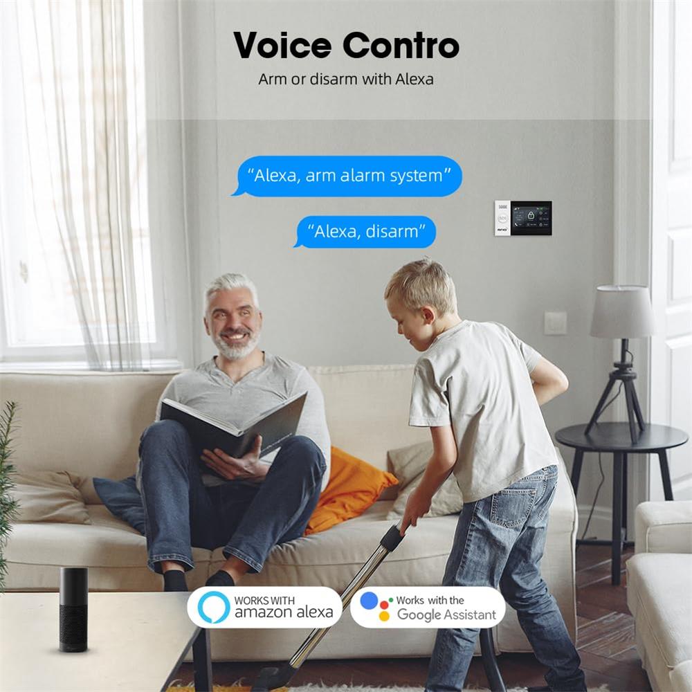 2.4G WIFI Smart GSM Alarm Syst - Smart Home Energy ulasan dan harga