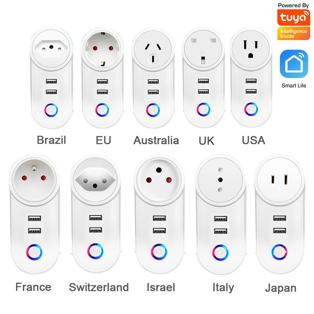 1Pcs 2.4G WIFI Power Plug With - Smart Home Energy App ulasan dan harga