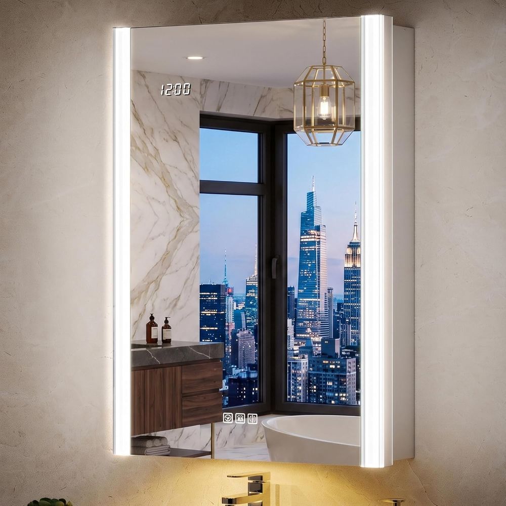 20x32 Lighted Medicine Cabinet - Smart Home For Living ulasan dan harga