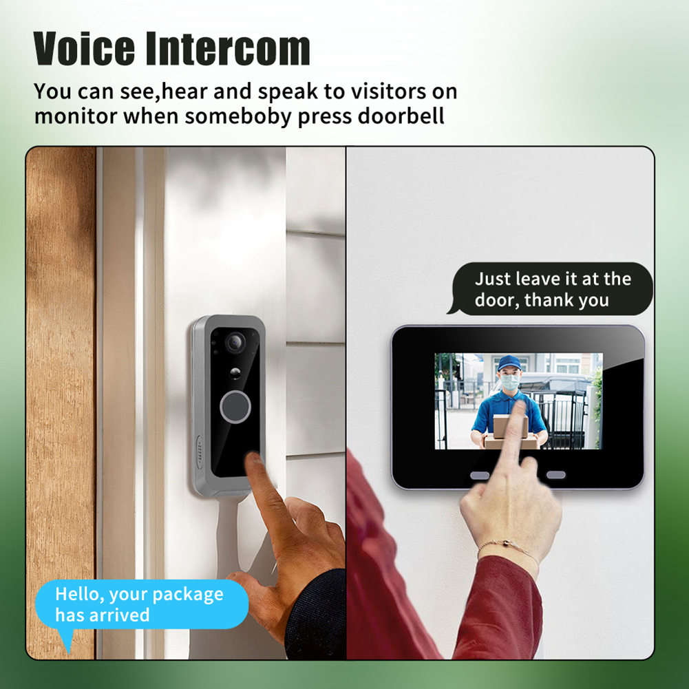 2.4G Wireless Visual Intercom  - Video Doorbell ulasan dan harga