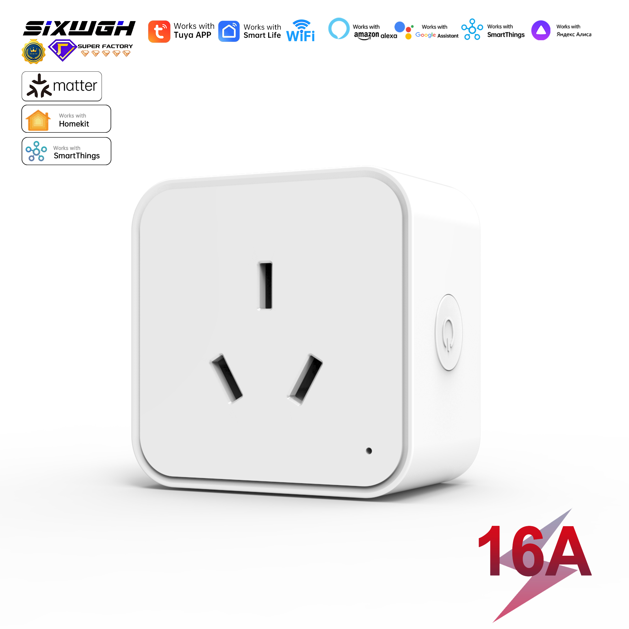 Matter Smart Plug AU Socket En - Smart Home Energy App ulasan dan harga