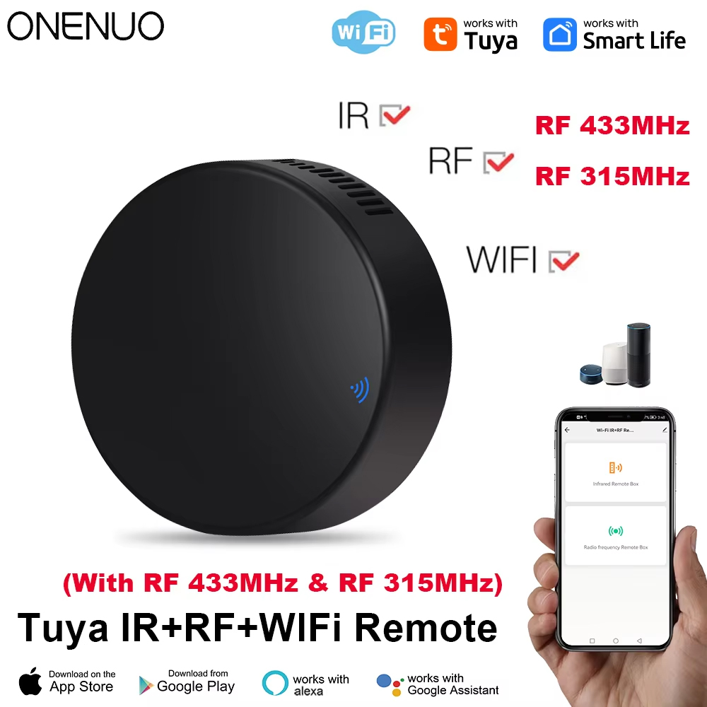 Tuya WiFi RF IR Remote Control - Smart Home Wiz ulasan dan harga