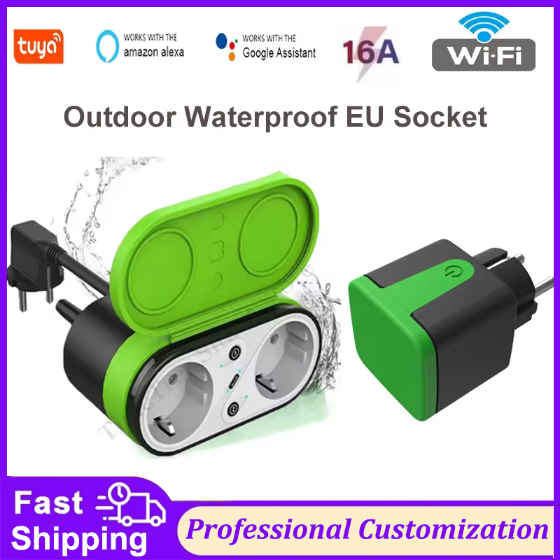 Tuya EU 16A Wifi Smart Outdoor - Smart Home Wiz ulasan dan harga