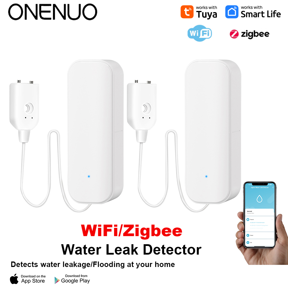 WiFi/Zigbee Water Sensor Tuya  - Smart Home Security System ulasan dan harga