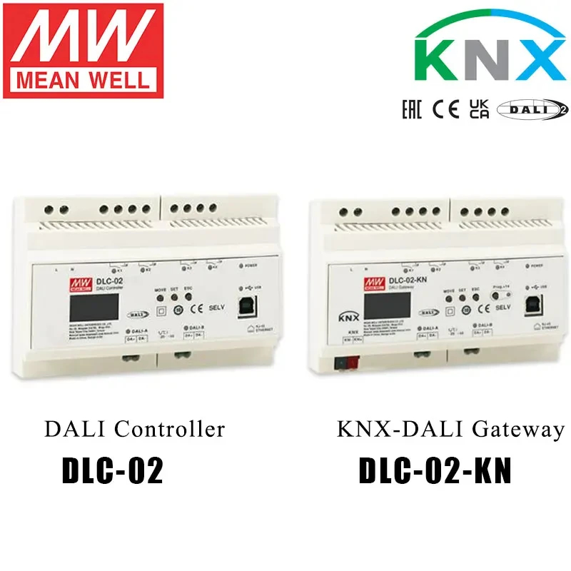 Mean Well DLC-02-KN KNX to DAL - Smart Home Knx System ulasan dan harga