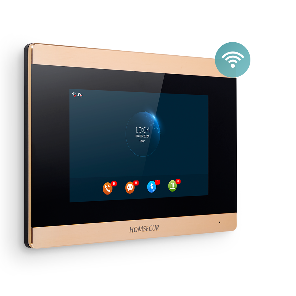 HOMSECUR BA15D-G Indoor Monito - Video Doorbell ulasan dan harga
