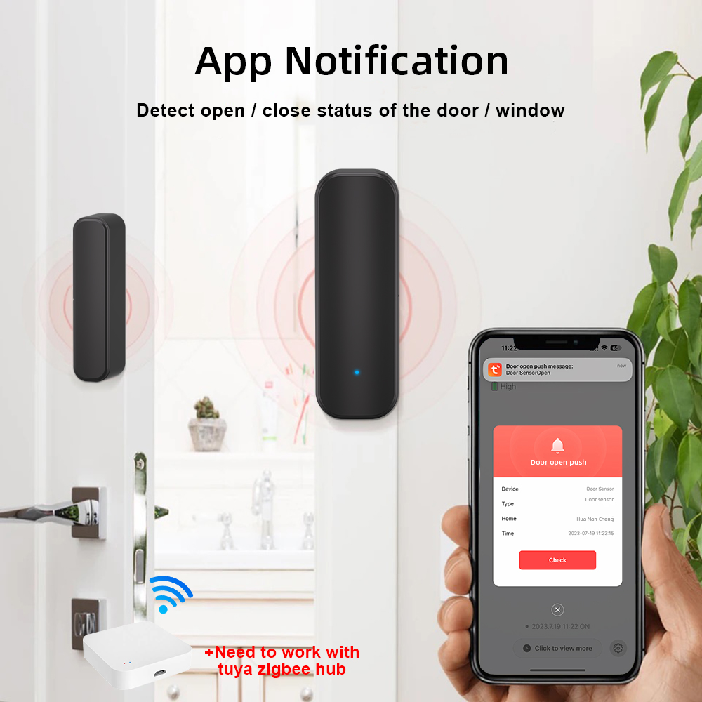 Zigbee Window Door Sensor Blac - Smart Home Ecosystems ulasan dan harga