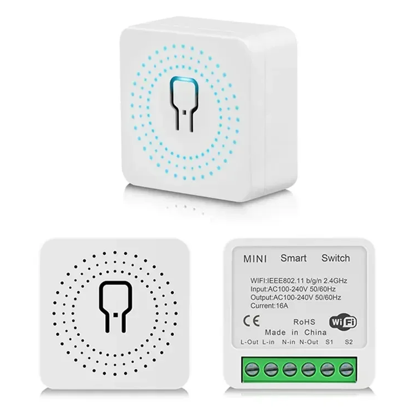 16A Tuya WiFi Smart Switch 2-w - Smart Home Energy ulasan dan harga