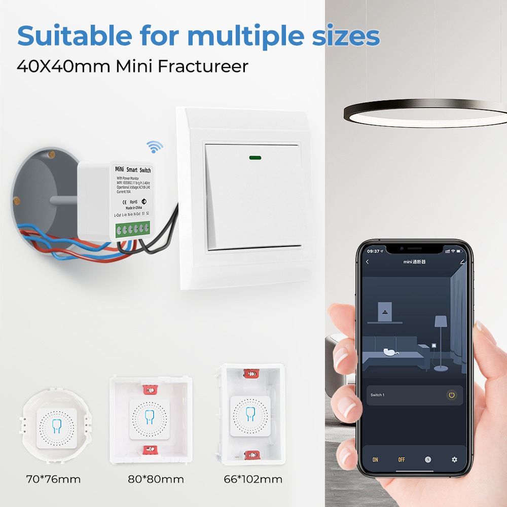 16A Tuya WiFi Smart Switch 2-w - Smart Home Energy ulasan dan harga