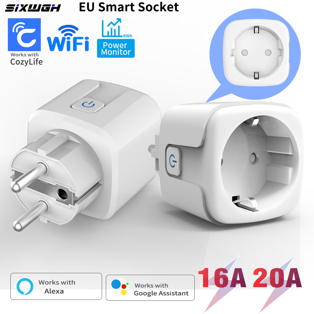 20A/16A EU FR Plug WiFi Smart  - Smart Home Energy App ulasan dan harga