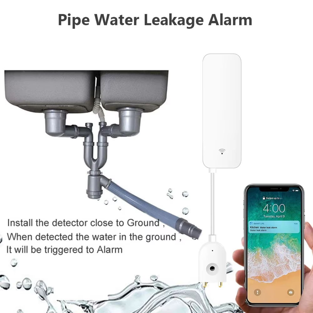 ZigBee WiFi Water Leak Sensor  - Smart Home Wiz ulasan dan harga