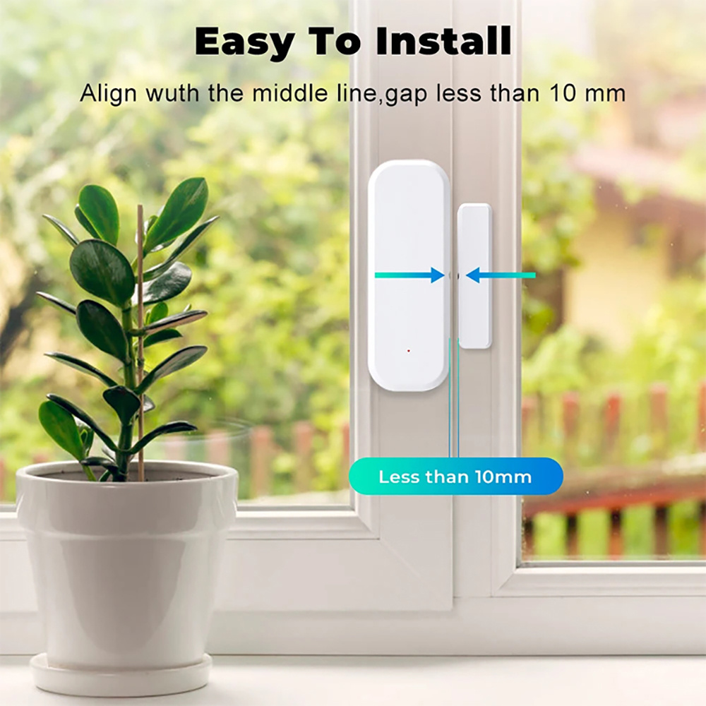Tuya WiFi Smart Door Window Se - Smart Home Security System ulasan dan harga