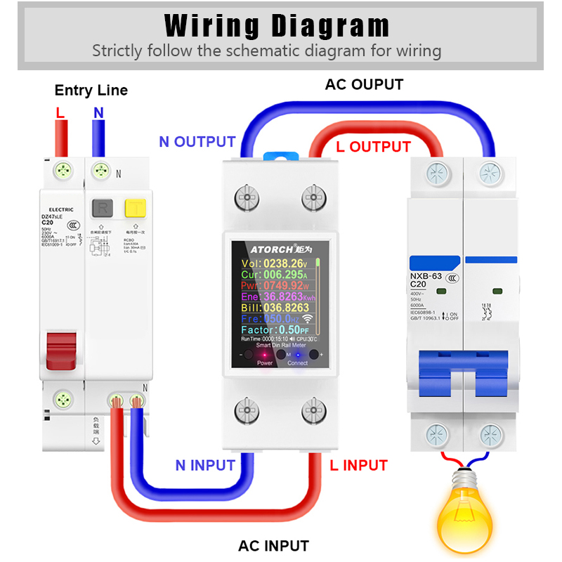 ‌GR2PWS Tuya WiFi Smart Din Ra - Smart Home Energy App ulasan dan harga