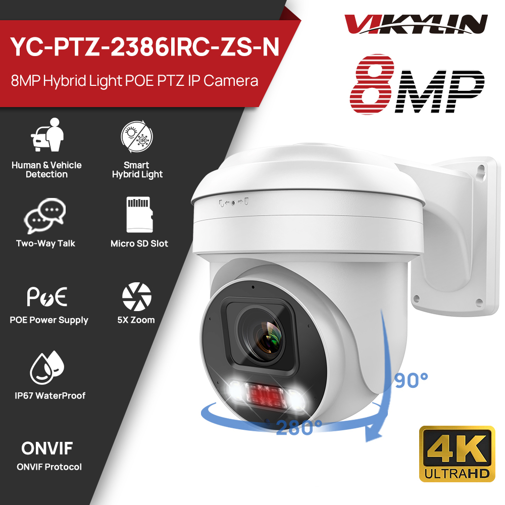 Vikylin PTZ 5X Optical Zoom 8M - Smart Home Microsoft ulasan dan harga