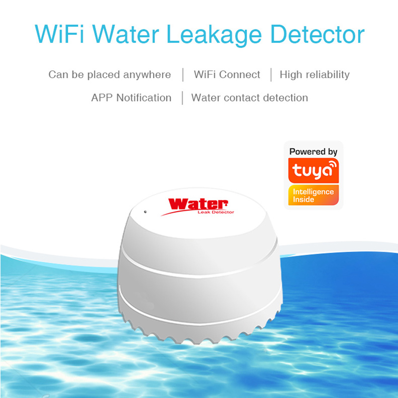 Tuya WiFi Water Leakage Sensor - Smart Home Security System ulasan dan harga