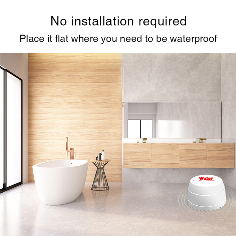 Tuya WiFi Water Leakage Sensor - Smart Home Security System ulasan dan harga