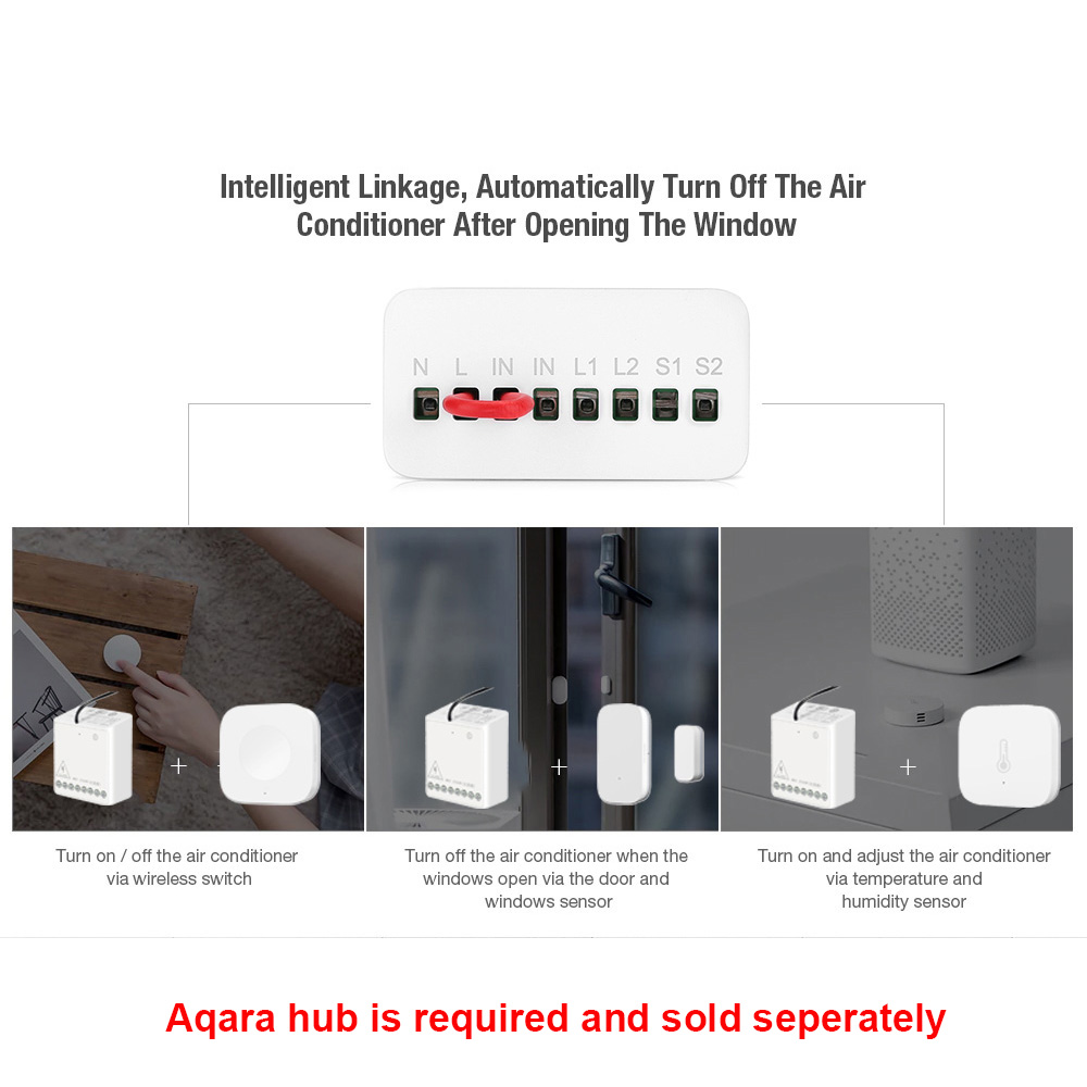 Aqara Two-Way Control Module R - Smart Home Future ulasan dan harga