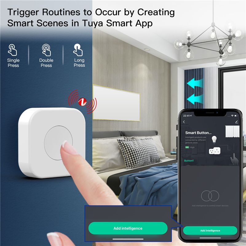 Tuya Zigbee Wireless Mini Swit - Smart Home Recommendations ulasan dan harga