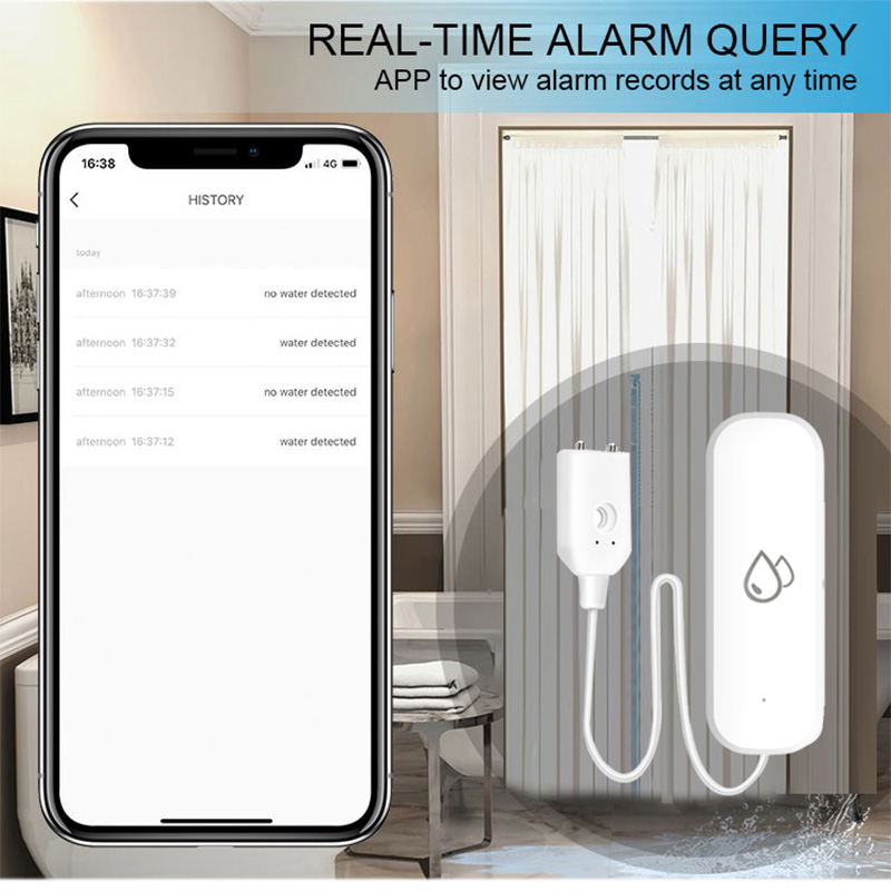 Tuya WiFi Water Leakage Alarm  - Smart Home Wiz ulasan dan harga