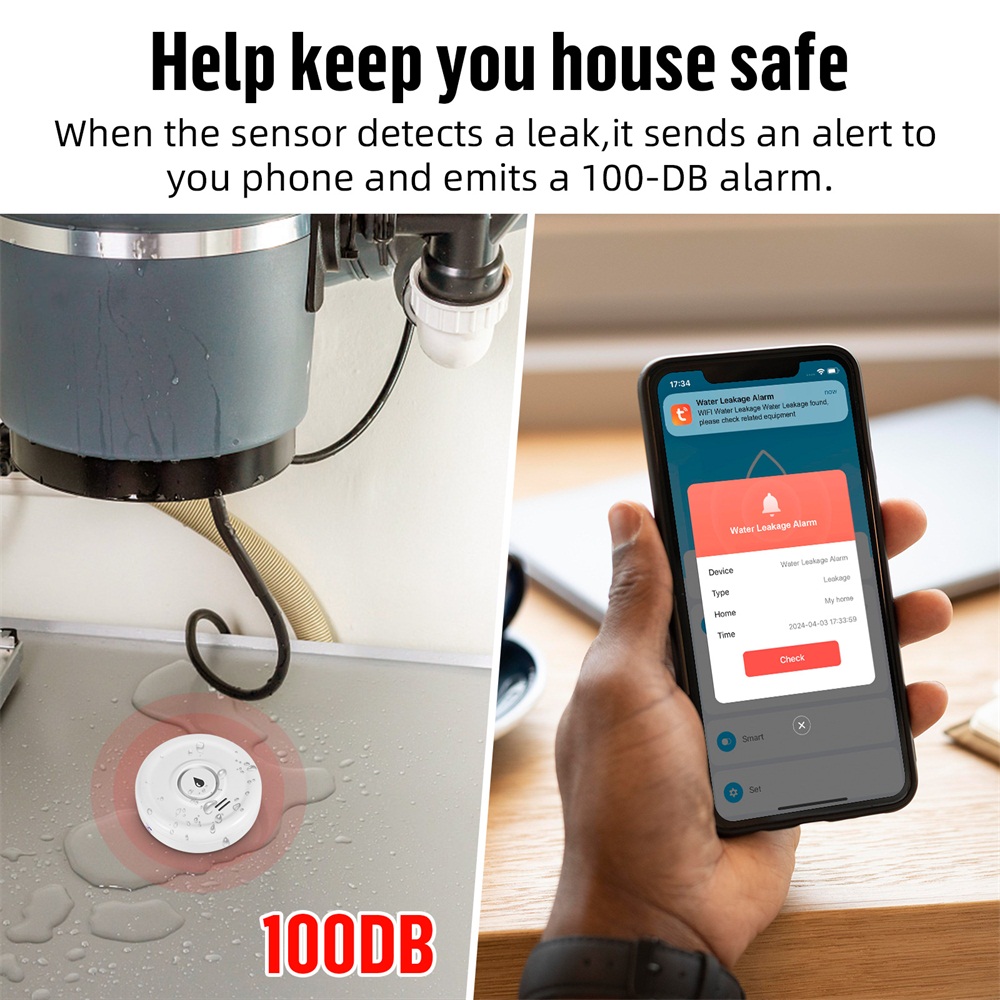 Fuers Water Leakage Detector S - Smart Home Security System ulasan dan harga