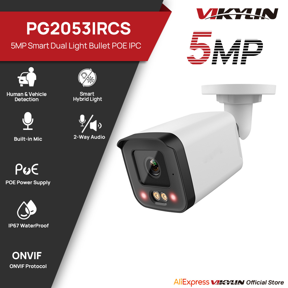 VIKYLIN IP Security Camera 5MP - Smart Home Microsoft ulasan dan harga