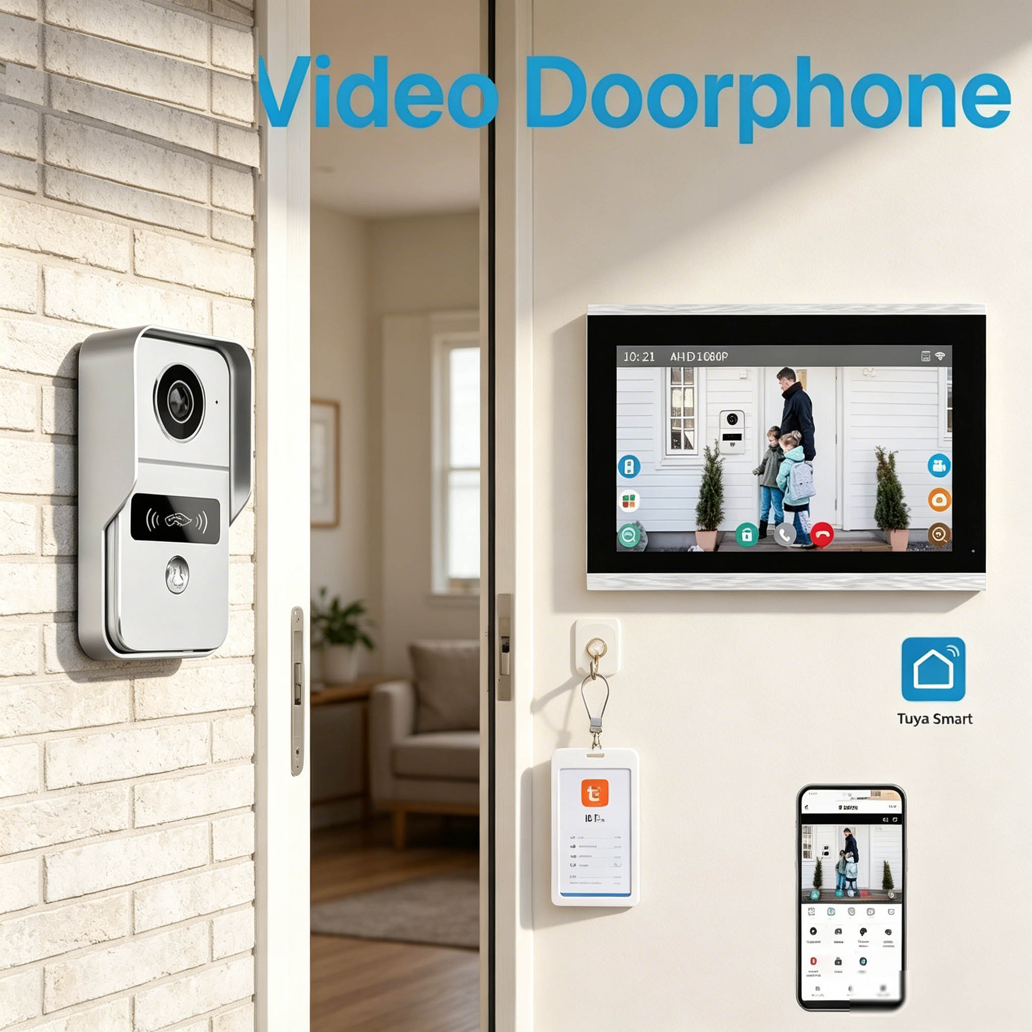 Door Intercom Doorbell, 10.1 I - Video Doorbell ulasan dan harga