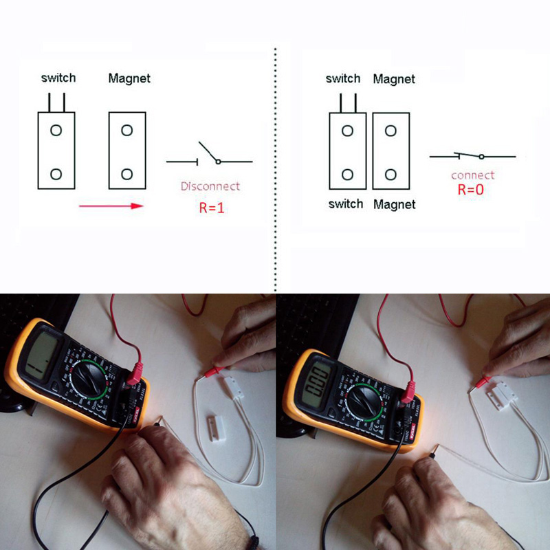 1/2/3/4/5/10/20PCS MC-38 Wired - Smart Home Security System ulasan dan harga