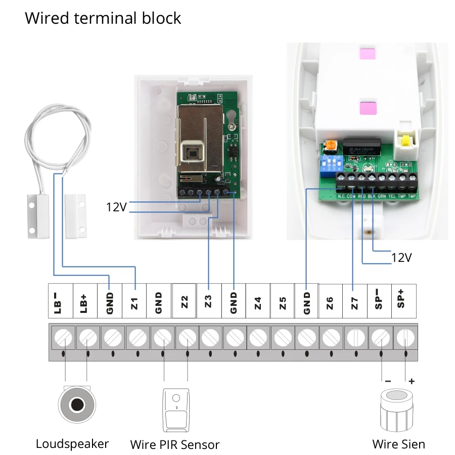 1/2/3/4/5/10/20PCS MC-38 Wired - Smart Home Security System ulasan dan harga