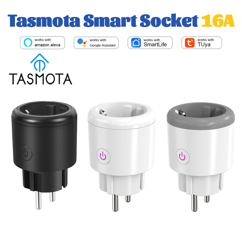 Tasmota EU Smart Plug 16A with - Smart Home Energy ulasan dan harga