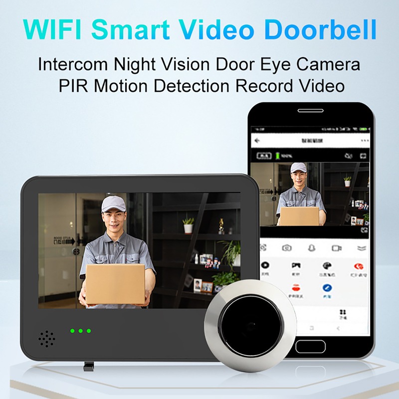 Tuya Smart WIFI Video Doorbell - Video Doorbell ulasan dan harga