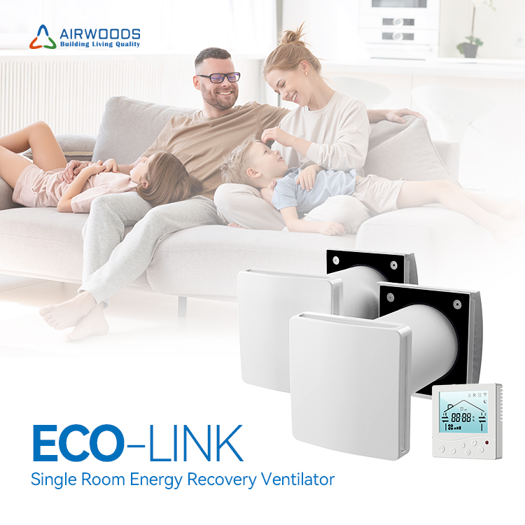 LCD Display Heat Recovery Vent - Smart Home Energy App ulasan dan harga