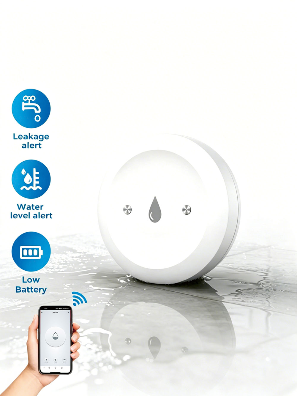 ZigBee Smart Water Leak Sensor - Smart Home Ecosystems ulasan dan harga
