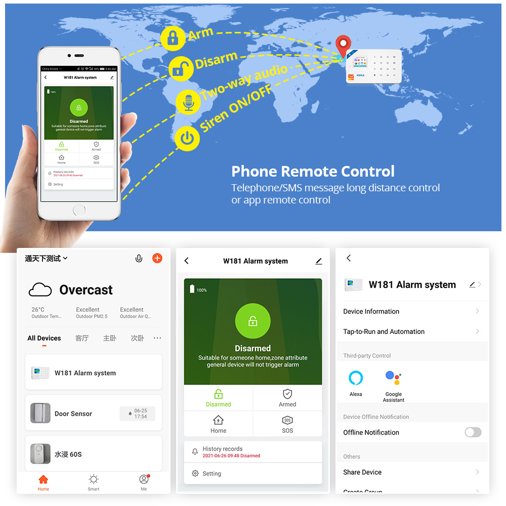 KERUI Security Alarm System Ki - Smart Home Ecosystems ulasan dan harga