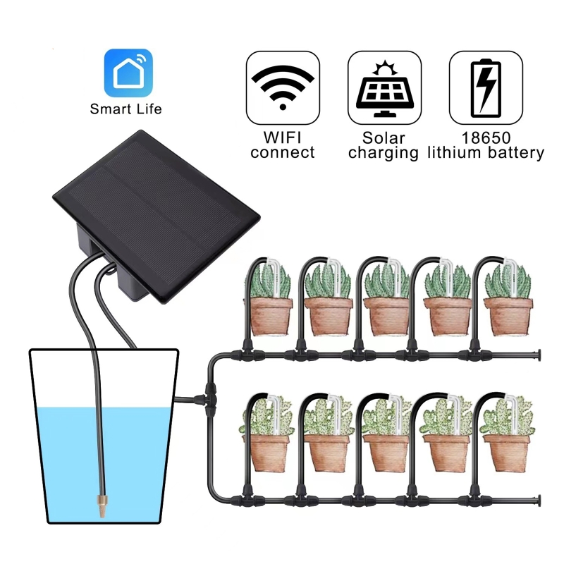 WIFI Solar Automatic Watering  - Smart Home Wiz ulasan dan harga