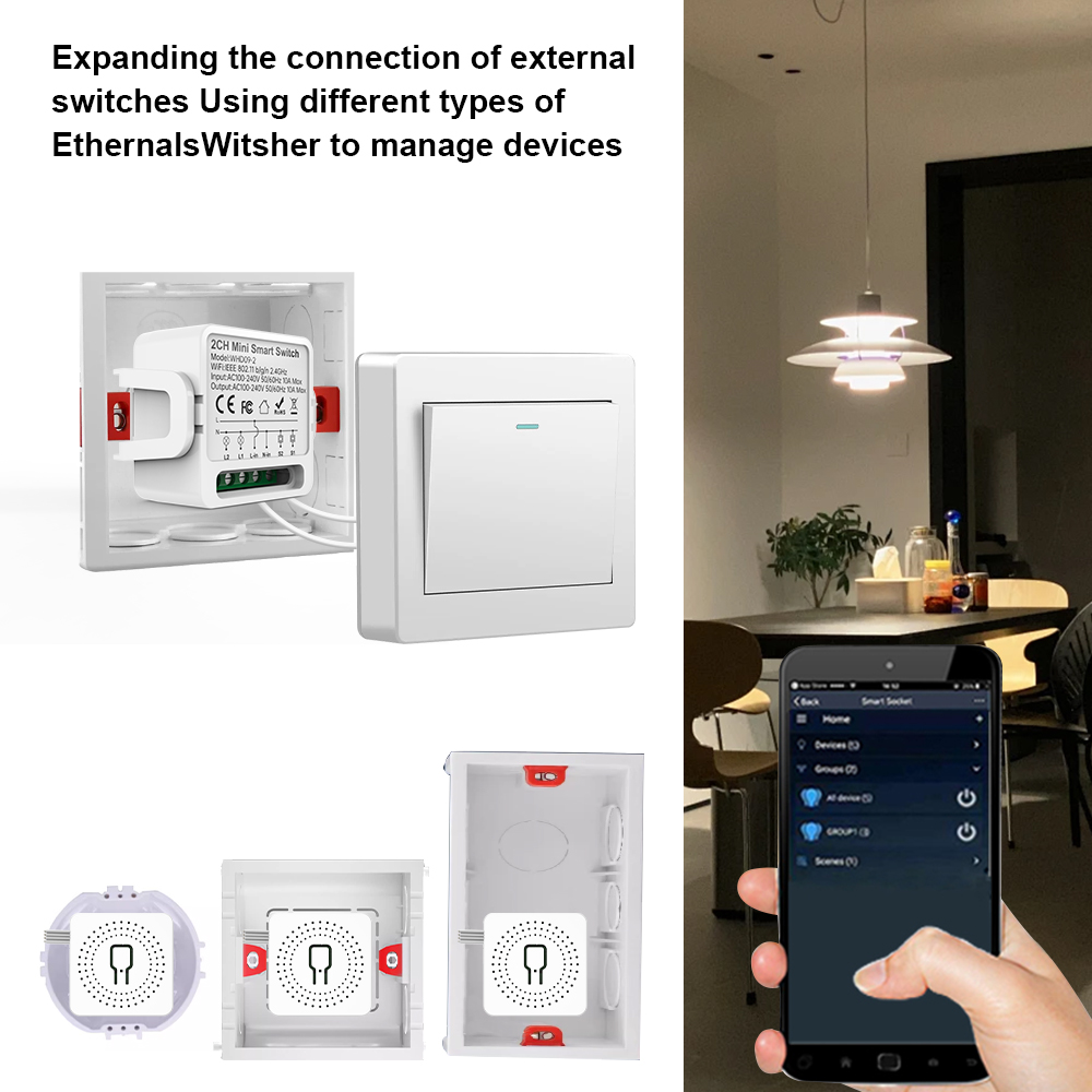 2 Way Tuya Smart Switch 2Gang  - Smart Home For Living ulasan dan harga