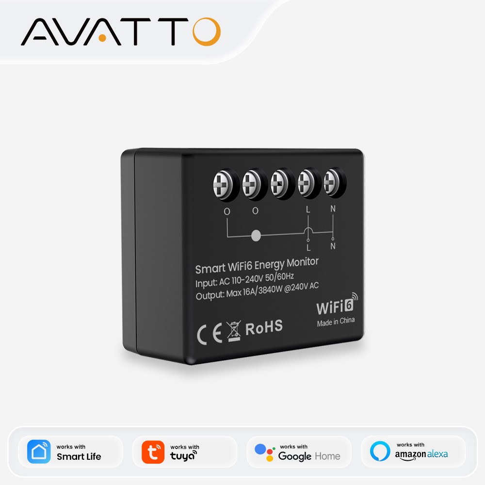 AVATTO WiFi 6 Mini Smart Energ - Smart Home Energy App ulasan dan harga