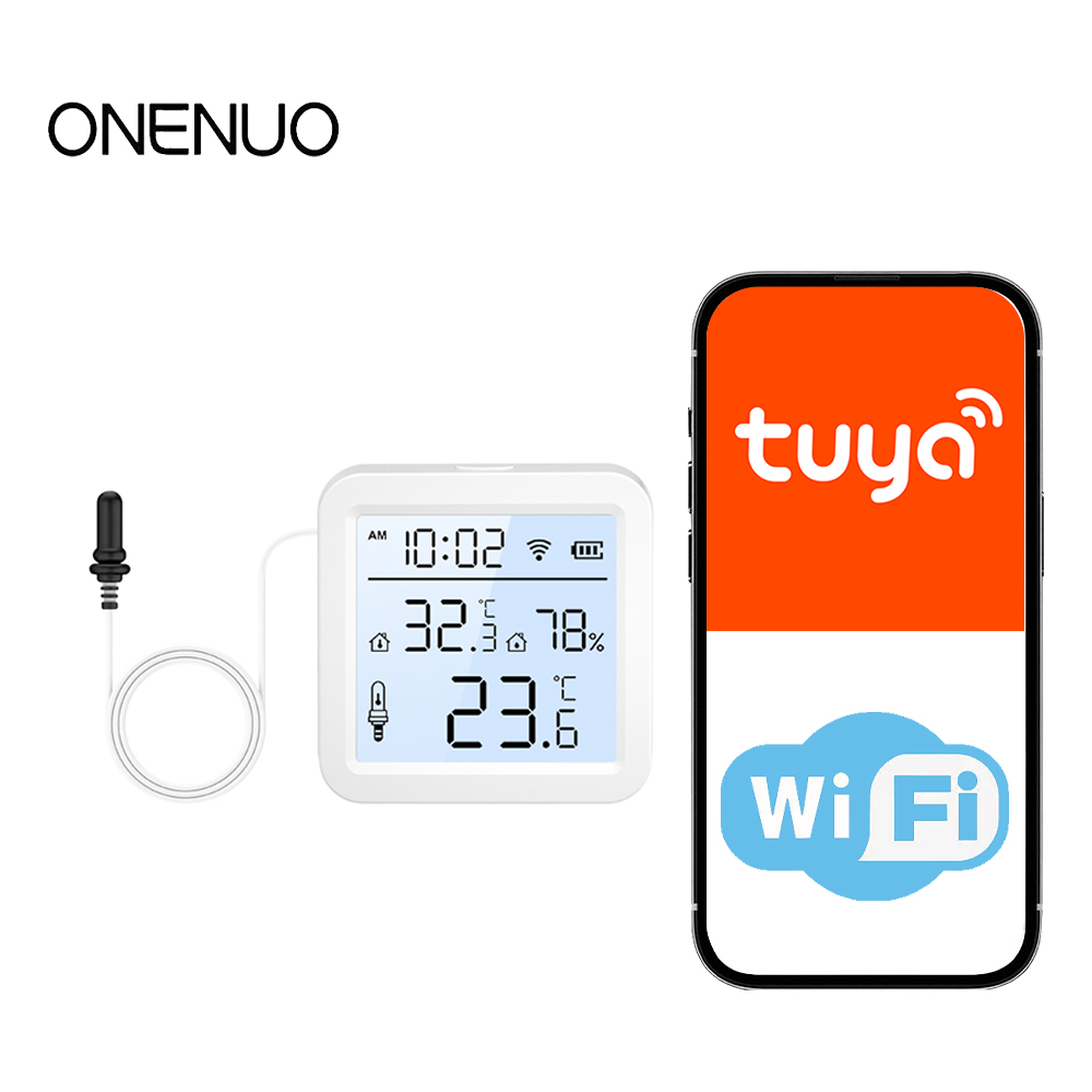 WiFi Humidity Temperature Sens - Smart Home For Living ulasan dan harga