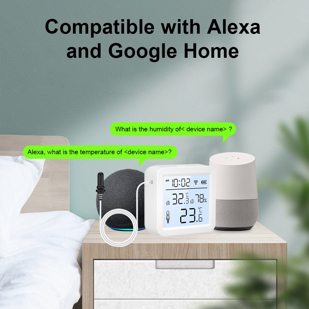 WiFi Humidity Temperature Sens - Smart Home For Living ulasan dan harga