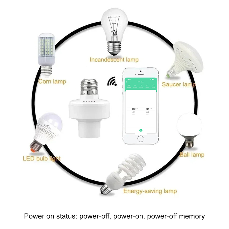 Tuya Smart E27 Socket Switch A - Smart Home For Living ulasan dan harga