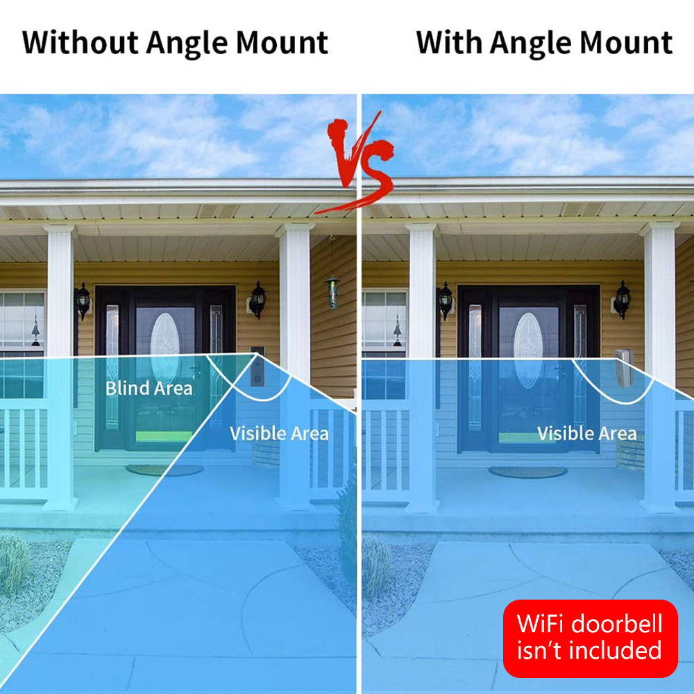 DIGIT-Adjustable Angle Doorbel - Video Doorbell ulasan dan harga