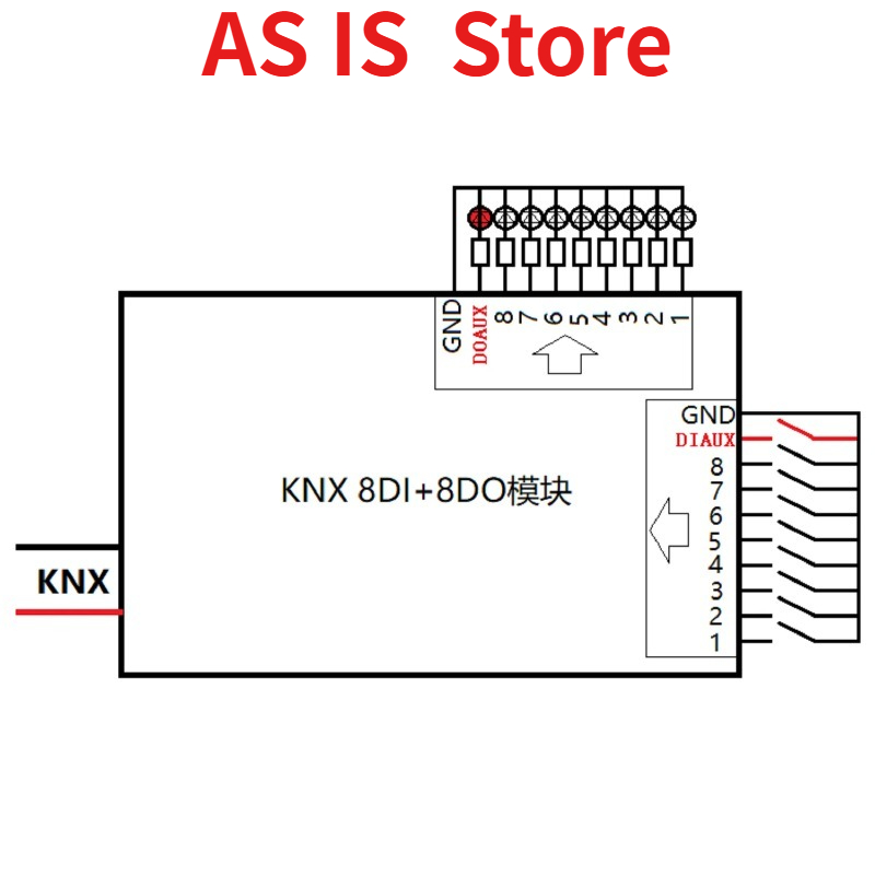 Smart Home KNX I/O Module - 8  - Smart Home Knx System ulasan dan harga