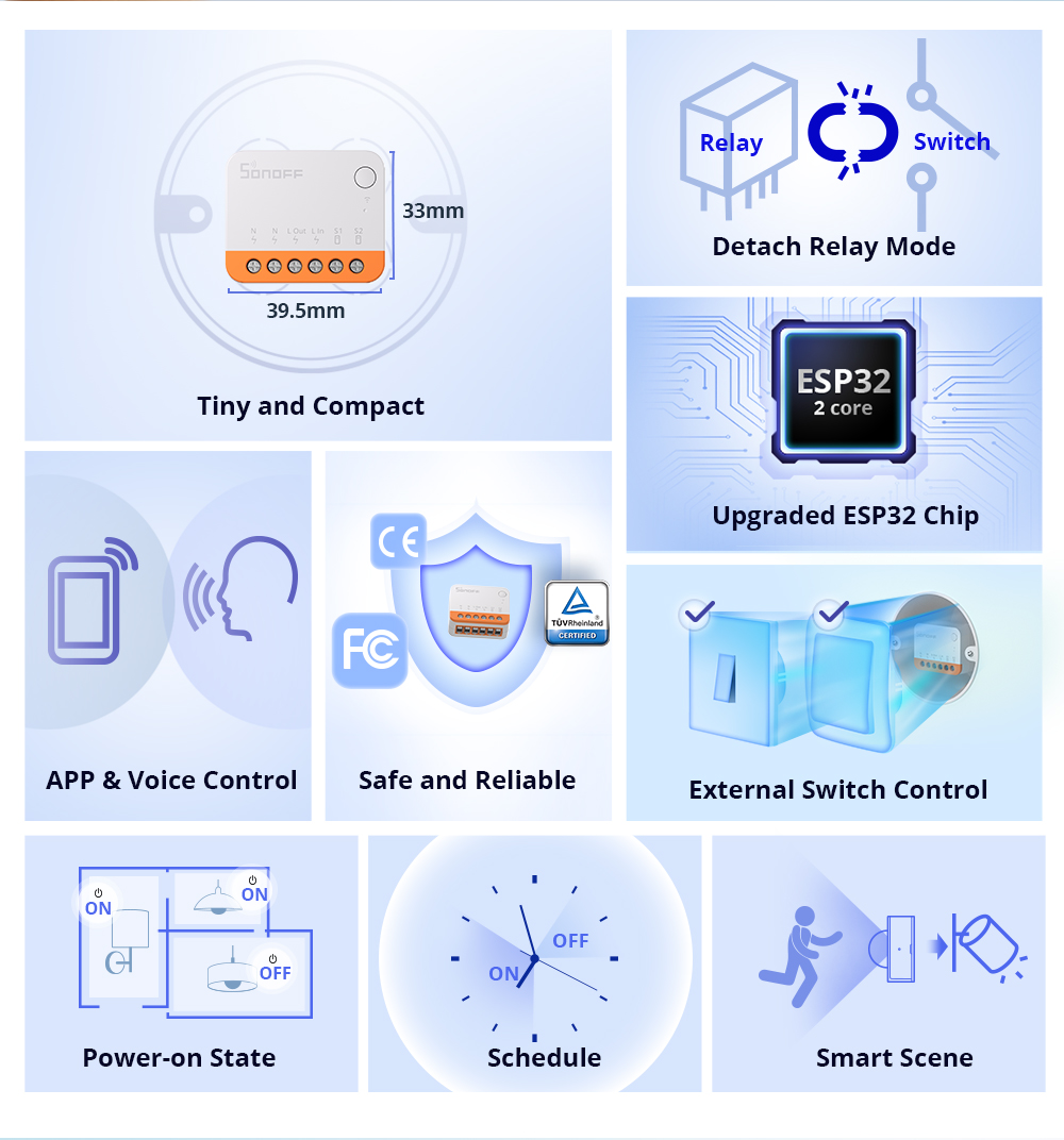 Sonoff Mini R4 Extreme Wifi Sm - Smart Home Wiz ulasan dan harga